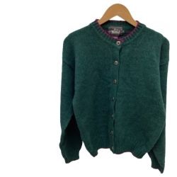 WOOLRICH ウールリッチ レディース カーディガン SIZE S グリーン Bランク