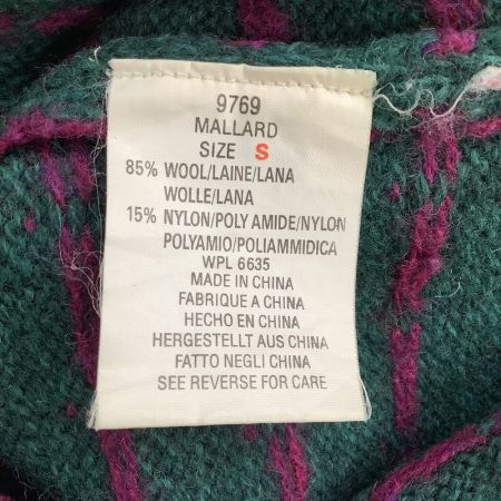 WOOLRICH ウールリッチ レディース カーディガン SIZE S グリーン