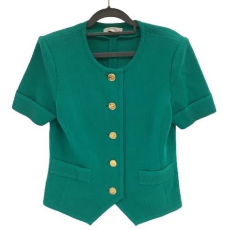 Yves Saint Laurent イブサンローラン レディース カーディガン SIZE L グリーン