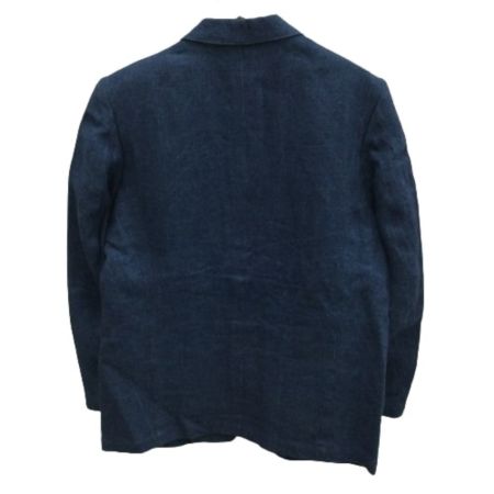  IS ISSEY MIYAKE ユニセックス セットアップ スーツ SIZE ９ 麻100％ ネイビー
