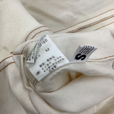  ISSEY MIYAKE イッセイミヤケ レディース VINTAGE ブルゾン リバーシブル  SIZE M ホワイト