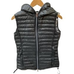 ♪♪ DUVETICA デュベティカ レディース ダウンベスト ダウン90％ SIZE 42 グレー Bランク