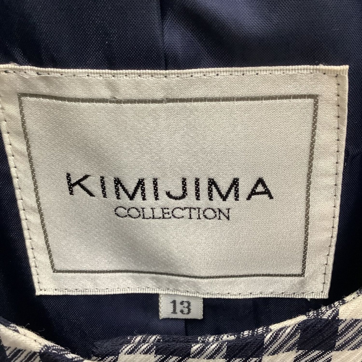 中古】 KIMIJIMA レディース 金ボタン スカートスーツ SIZE １３