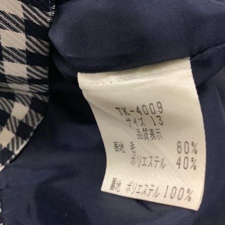  KIMIJIMA レディース 金ボタン スカートスーツ SIZE １３号 ホワイト×ネイビー