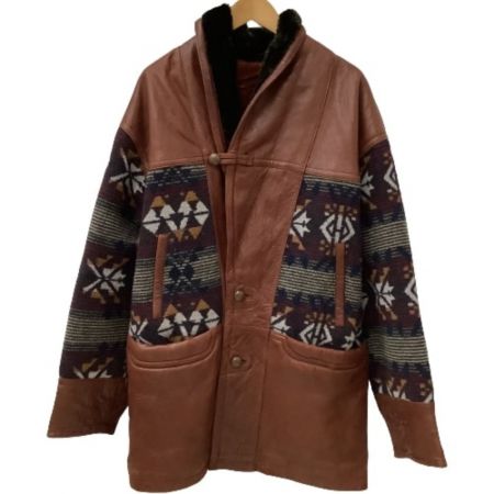  vintage メンズ ヴィンテージ レザージャケット SIZE LL ブラウン