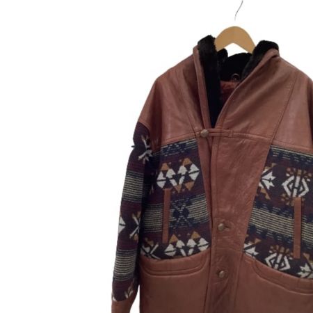  vintage メンズ ヴィンテージ レザージャケット SIZE LL ブラウン