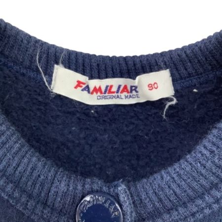 OLD familiar kids キッズ ファミリアー ヴィンテージ カーディガン SIZE 90  ネイビー
