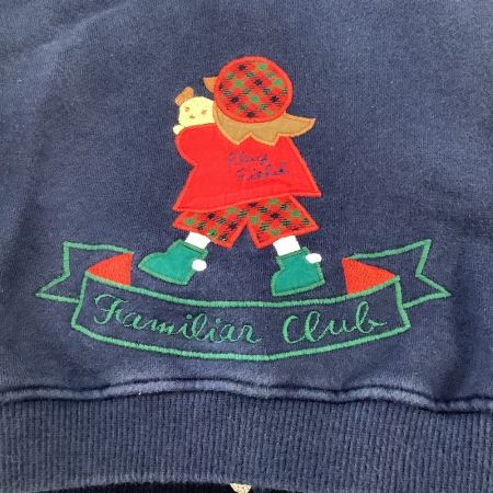 OLD familiar kids キッズ ファミリアー ヴィンテージ カーディガン SIZE 90  ネイビー