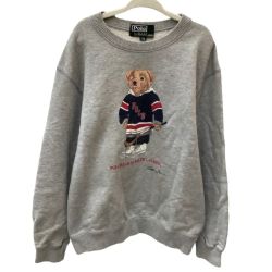 ♪♪ RALPH LAUREN ラルフローレン kids キッズ トレーナー SIZE 130 グレー Cランク