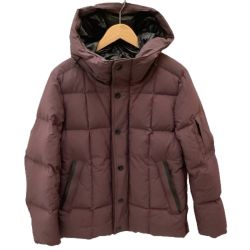 NISHIKAWA DOWN × nano universe 西川ダウン×ナノユニバース メンズ ダウンジャケット SIZE S パープル Bランク