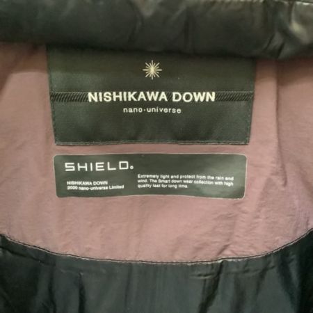 NISHIKAWA DOWN × nano universe 西川ダウン×ナノユニバース メンズ ダウンジャケット SIZE S パープル