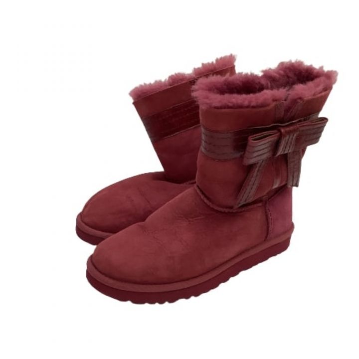 UGG アグ レディース ムートンブーツ SIZE 24 ピンク｜中古｜なんでもリサイクルビッグバン