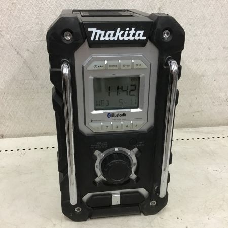  MAKITA マキタ Bluetooth対応　充電式ラジオ　ACアダプタ付　ブラック　黒 MR-108