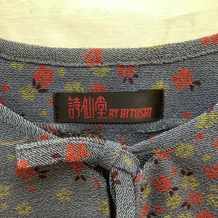  SHISENDO 詩仙堂 レディース カットソー 楽器柄 グレー