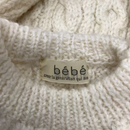 BeBe ベベ kids キッズ ニット セーター SIZE 95 アイボリー