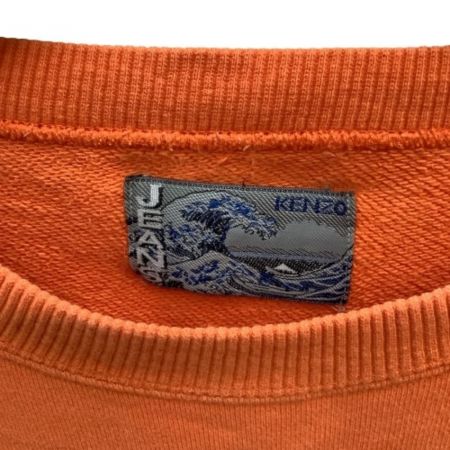 ビンテージ 90s KENZO メンズXL 4 スウェット トレーナー 橙 - スウェット