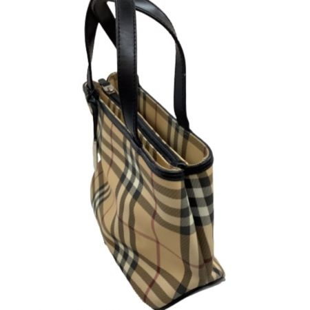  BURBERRY バーバリー ハンドバッグ ノバチェック ベージュ