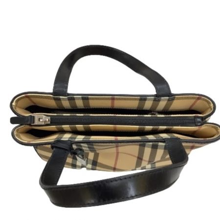  BURBERRY バーバリー ハンドバッグ ノバチェック ベージュ