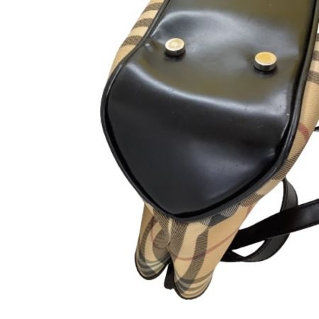  BURBERRY バーバリー ハンドバッグ ノバチェック ベージュ