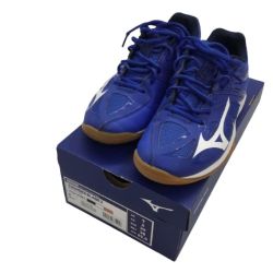 ♪♪ MIZUNO ミズノ バレーボールシューズ SIZE 24cm V1GA197026 ブルー Bランク