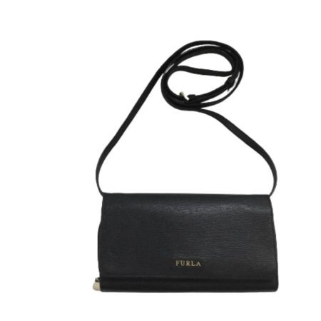  FURLA フルラ お財布ショルダー  ブラック
