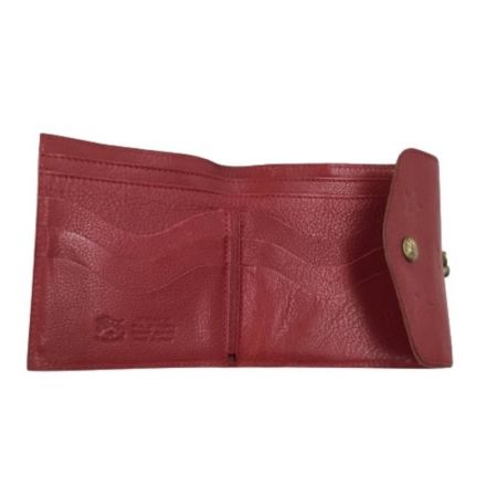  IL BISONTE イルビゾンテ 2つ折り財布 レッド