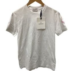♪♪ MONCLER モンクレール レディース Tシャツ SIZE M ホワイト Aランク