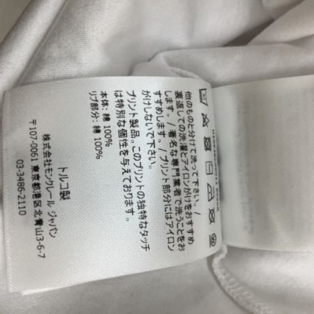  MONCLER モンクレール レディース Tシャツ SIZE M ホワイト
