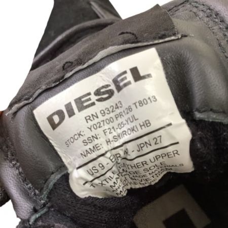  DIESEL ディーゼル メンズ ブーツ SIZE 27㎝ ブラック