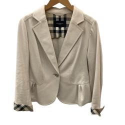 ♪♪ BURBERRY LONDON バーバリーロンドン レディース ジャケット SIZE 44 ベージュ Bランク