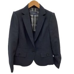 ♪♪ BURBERRY LONDON バーバリーロンドン レディース ジャケット SIZE 44 ネイビー Cランク