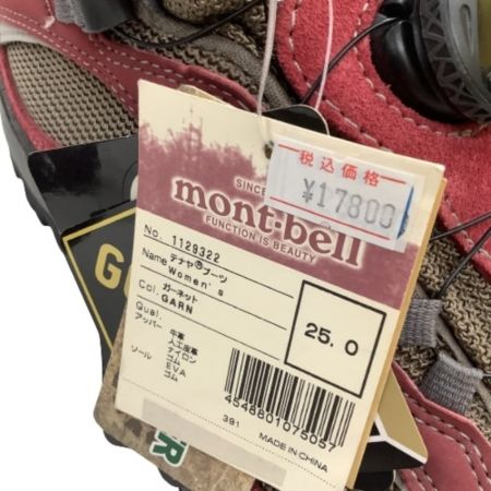  mont･bell モンベル テナヤブーツ SIZE 25.0cm ガーネット