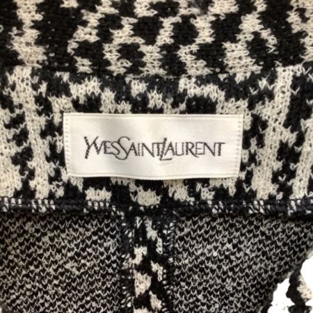  Yves Saint Laurent イブサンローラン レディース ジャケット SIZE M ホワイト×ブラック