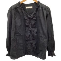 ♪♪ PINK HOUSE ピンクハウス ピンクハウス レディース シャツ  ブラック Bランク