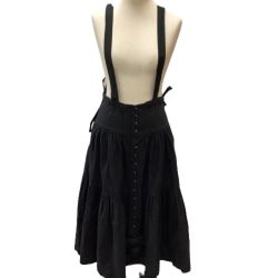 PINK HOUSE ピンクハウス レディース ジャンパースカート ワンピース ブラック Cランク