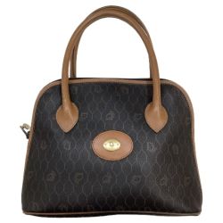 ♪♪ OLD DIOR オールド ディオール ハンドバッグ  ブラウン Aランク