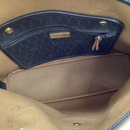  OLD DIOR オールド ディオール ハンドバッグ  ブラウン