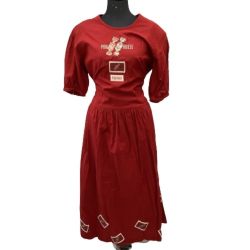 ♪♪ PINK HOUSE ピンクハウス レディース ワンピース  レッド Bランク