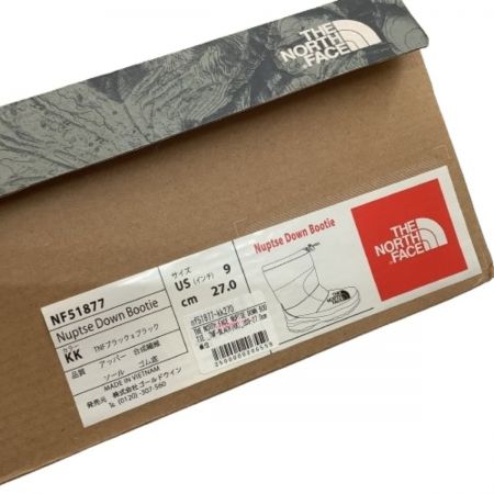  THE NORTH FACE ザノースフェイス メンズ スノーブーツ SIZE 27cm NF51877 ブラック