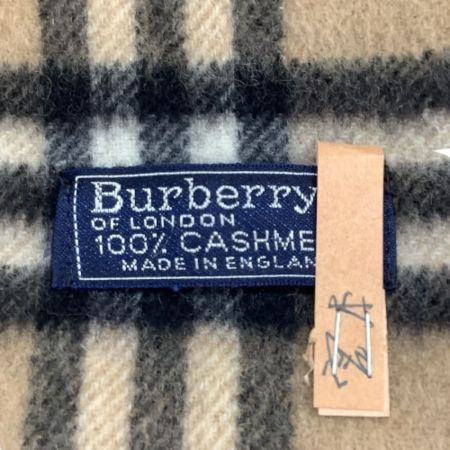  Burberrys バーバリーズ カシミア100％ マフラー ベージュ 738 ベージュ