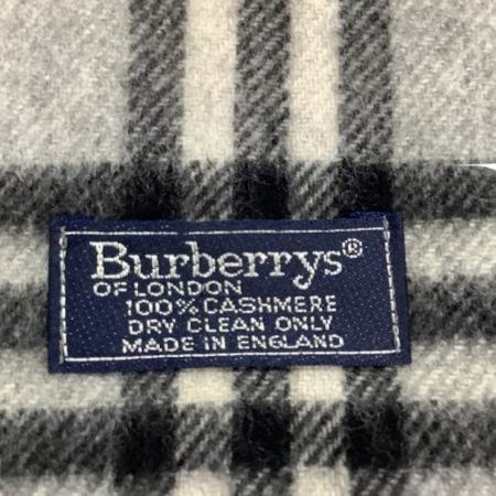  Burberrys バーバリーズ カシミア100％ マフラー 737 グレー