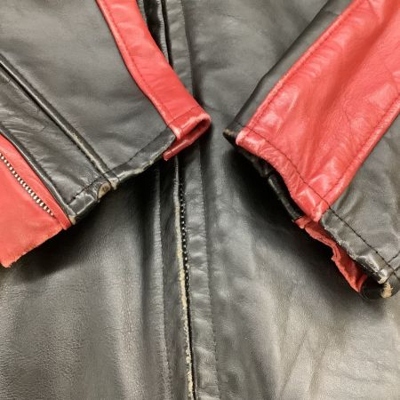  Schott ショット メンズ レザージャケット ライナー付き SIZE 40 441 ブラック×レッド