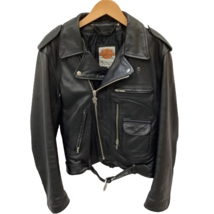 HARLEY-DAVIDSON ハーレーダビッドソン メンズ レザージャケット ライダースジャケット SIZE 36 53201 ブラック ｜中古｜なんでもリサイクルビッグバン