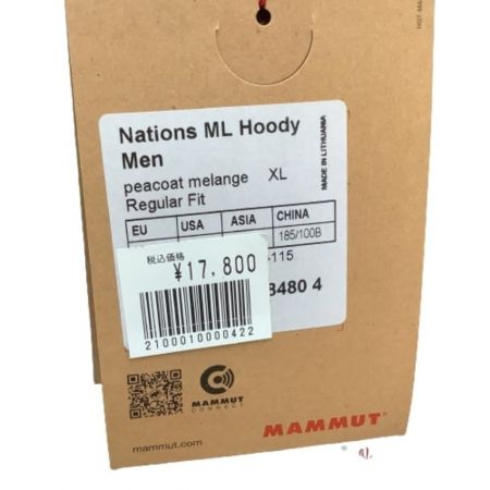  MAMMUT マムート メンズ パーカー SIZE ２XL ネイビー