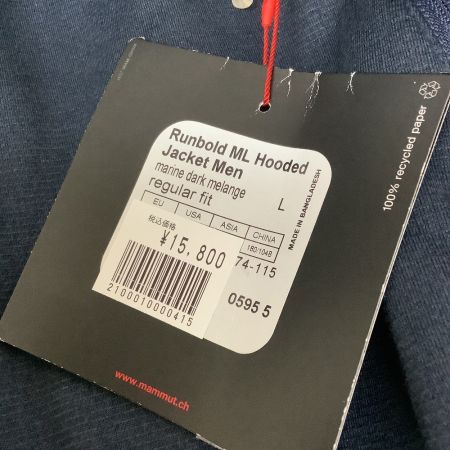  MAMMUT マムート メンズ パーカー ジャンパー ジャケット SIZE XL ネイビー