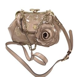 ♪♪ ANNA SUI アナスイ レディース ２WAYバッグ ハンドバッグ ショルダーバッグ  ベージュ Bランク