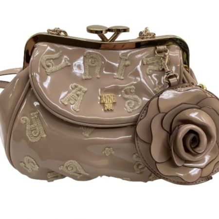  ANNA SUI アナスイ レディース ２WAYバッグ ハンドバッグ ショルダーバッグ  ベージュ