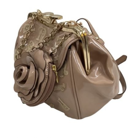  ANNA SUI アナスイ レディース ２WAYバッグ ハンドバッグ ショルダーバッグ  ベージュ