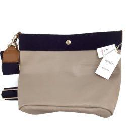 ♪♪ BREATH TOPKAPI ブレストプカピ レディース ショルダーバッグ ベージュ×ネイビー Sランク
