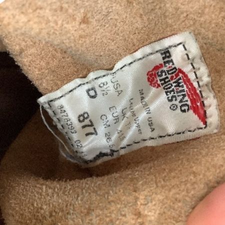  RED WING レッドウィング メンズ ブーツ SIZE 26.5cm 877 ブラウン